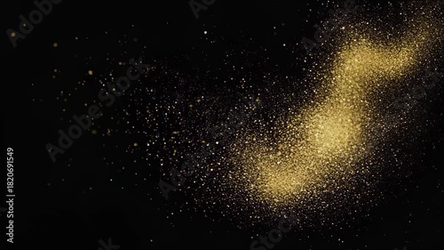 Wallpaper Mural Abstract black and white night sky background with moving space dust particles and stars Torontodigital.ca