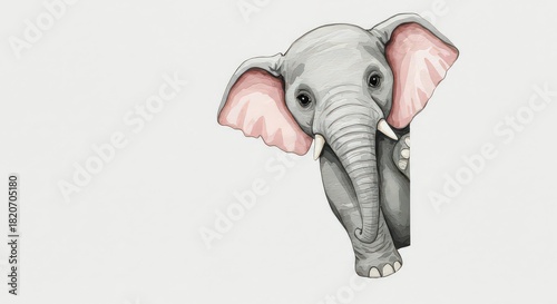 Cute elephant illustration