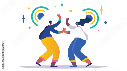 Conceptual illustration depicting the dynamic flow of emotions visualized through abstract shapes and a vibrant color palette suitable for representing feelings and psychological states