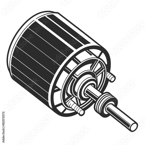 oil barrel isolated on white