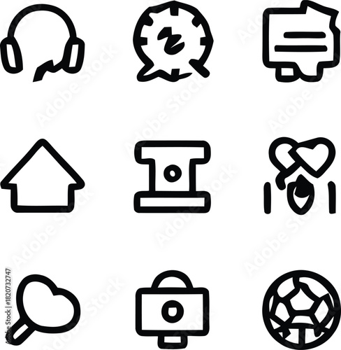 business icons set