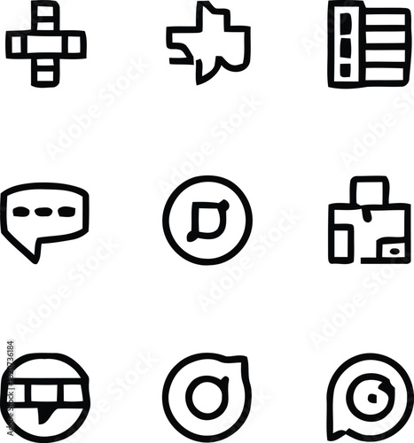 vector icons for web and mobile applications