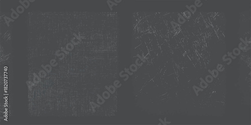 Vintage blank black chalkboard texture with grunge chalk dust pattern for education or business concept design