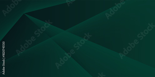 Luxury dark emerald green abstract background with geometric shapes multiply layer. Vector illustration