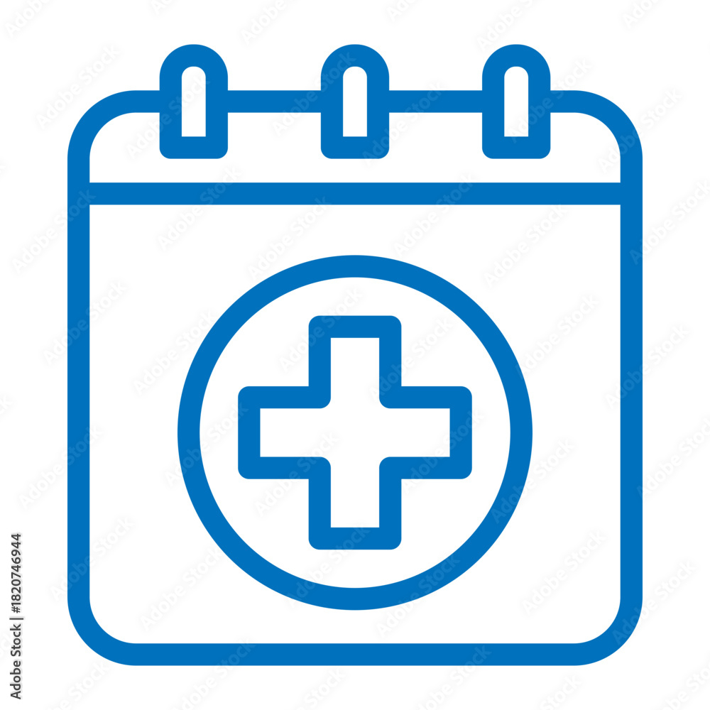 Obraz premium health schedule icon