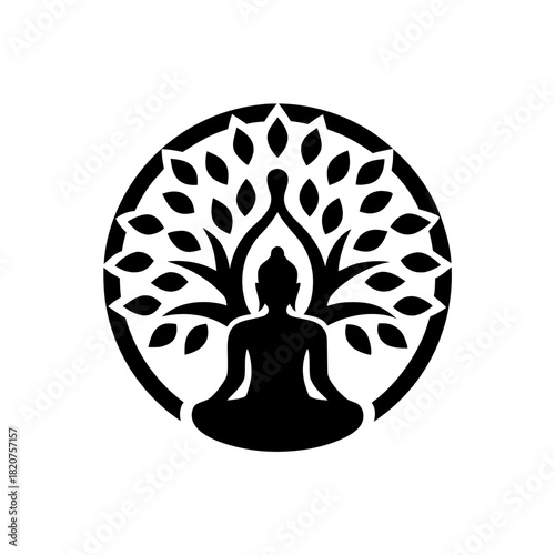 A striking silhouette of a majestic lion s head with a flowing mane isolated on a transparent background showcasing its regal presence and power isolated on transparent background