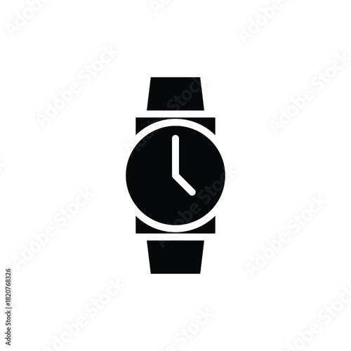 Smart watch vector icon. Smartwatch symbol collection. Clock icons. Wristband or Wristwatch.
