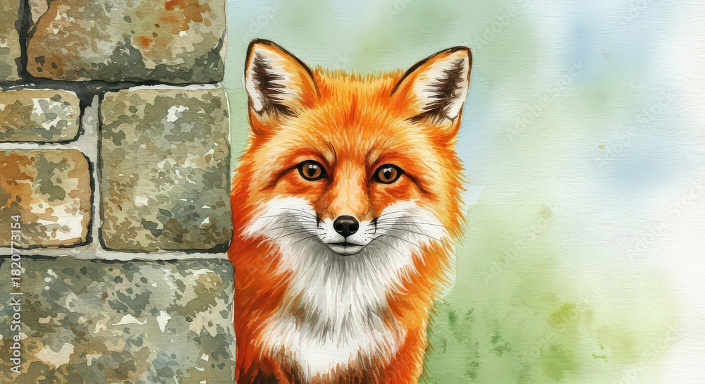 Obraz premium Foxy red animal portrait