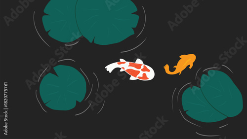 Tranquil Koi Pond Serenity