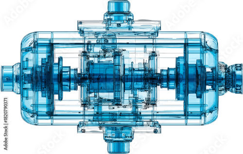 The Heart of a Supercharger: A Precise Cross-Section