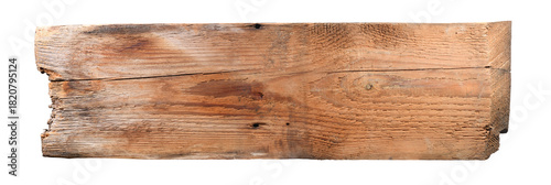 Old wooden sign board background. plank wood isolated for design art work or add text message. 