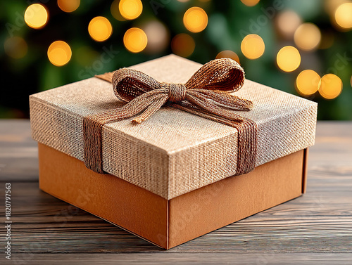 an empty Christmas box