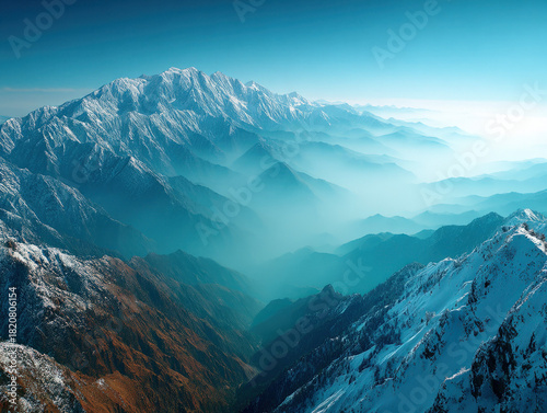 Snowy mountains