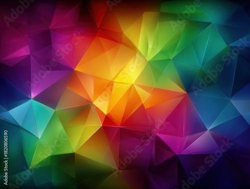 Triangle abstract background
