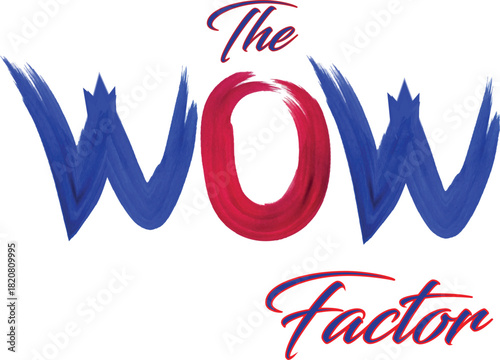 The wow factor water color brush effect.