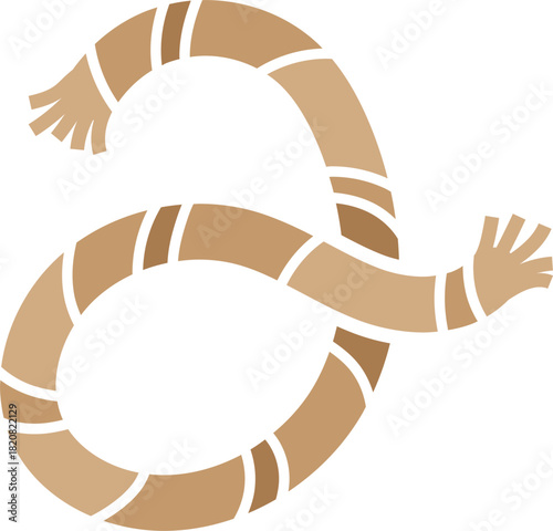 Rope Concept Letter A Logo