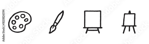 A minimalist collection of black silhouette icons for spa and wellness concepts, featuring a meditating figure, yoga mat, aromatherapy stick, burning candle, and balanced zen stones