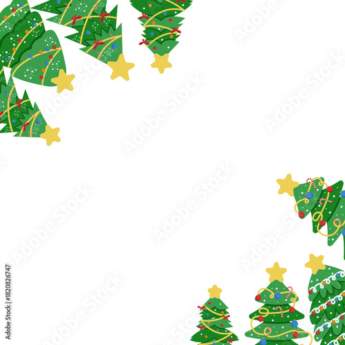 Tree Corner Holiday Frame