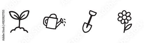 A set of hand-drawn food icons featuring a slice of pizza, a glass of wine, a tomato, a wedge of cheese, and an olive, rendered in a simple black and white sketch style