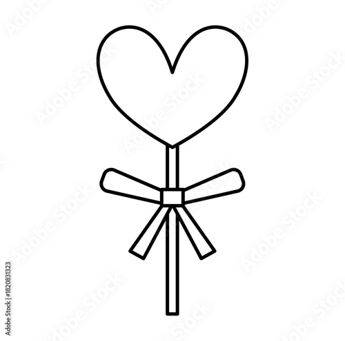 heart shaped lollipop