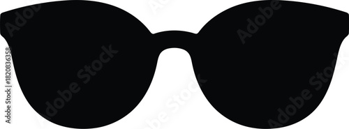 Stylish oversized sunglasses summer fashion accessory vector