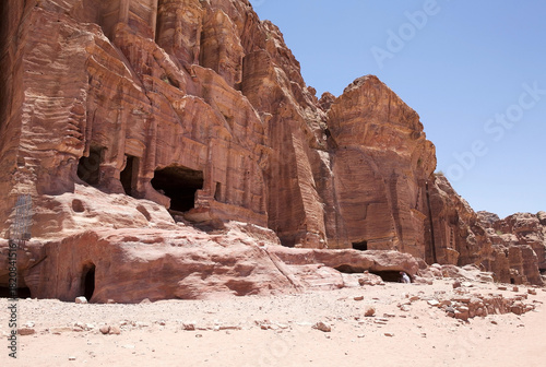 Royal Tombs of Petra, the ancient city and archaeological site in southern Jordan
