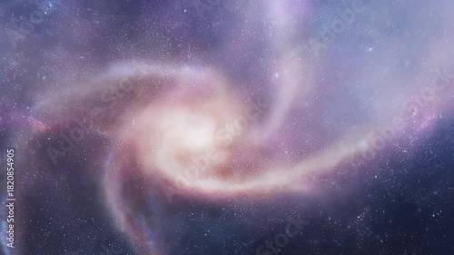 Stunning cosmic swirl with vibrant colors and starry sky, perfect for space-themed designs and backgrounds