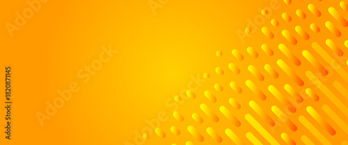 yellow gradient background with line and circle shape. abstract gradient yellow and orange background vector illustration. eps 10