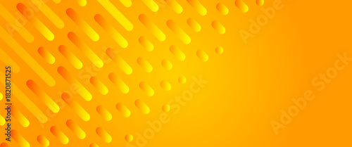 yellow gradient background with line and circle shape. abstract gradient yellow and orange background vector illustration. eps 10