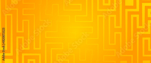 Solid Yellow Background with Subtle Diagonal Light Yellow Lines and Shapes. abstract gradient yellow and orange background vector illustration. eps 10