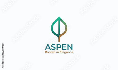 Aspen Modern logo design and creative logo