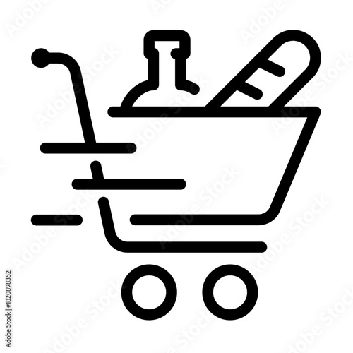 Shopping Cart Icon – Grocery & Online Store