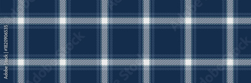 November tartan textile texture, vogue plaid pattern seamless. Platform background vector check fabric in dark and blue colors.