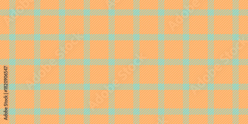 Warm plaid pattern in orange  turquoise. A classic, textured background. Suits designs needing a traditional or rustic touch. Textiles, apparel, decor use.