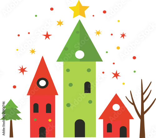 christmas tree with gifts