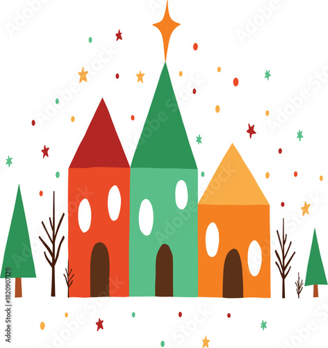 christmas tree with gifts