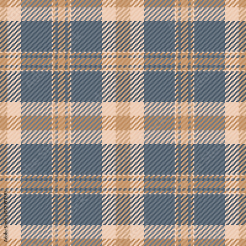 Deep vector texture textile, dress pattern plaid seamless. Service tartan background check fabric in pastel and light colors.