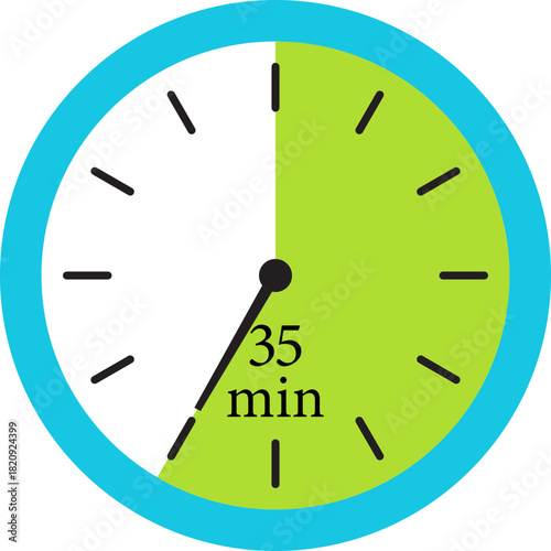 Minute Timer Icon. Countdown timer symbol. Stopwatch icons with different time. Stopwatch intervals signs. representing stopwatch, time tracking, scheduling, deadline, and duration measurement.