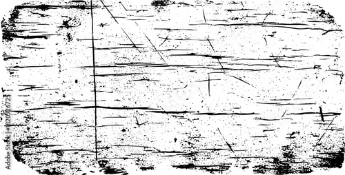 Abstract grunge texture background with distressed horizontal lines and scratches, vector