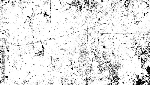 Abstract grunge texture background, black and white distressed overlay for graphic design and vintage effect vector