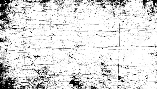 Abstract black and white grunge texture background with distressed overlay effect and rough surface detail vector