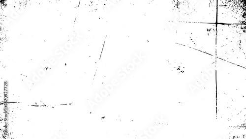 Abstract grunge texture background with black distressed overlay and vintage film scratch effect vector