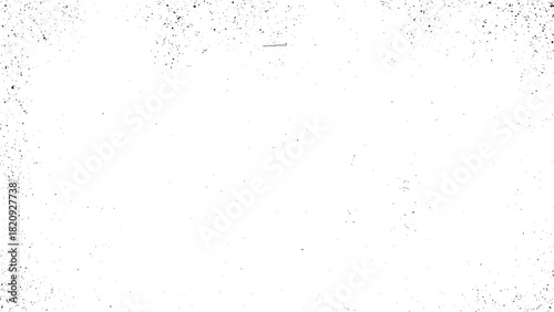 Abstract grunge texture overlay with subtle black speckles and distressed border effect on vector