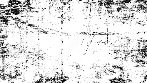 Abstract black and white grunge texture background with distressed overlay and rough surface effect vector