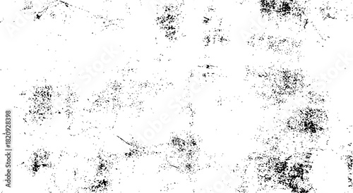 Abstract grunge texture background with black speckles and distressed overlay effect vector