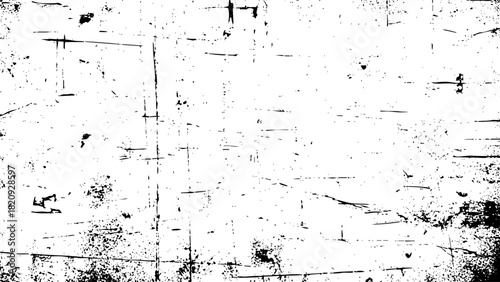 Abstract black and white grunge texture background with distressed overlay and rough surface effect vector