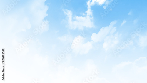 Blue dramatic sky with cloud. 