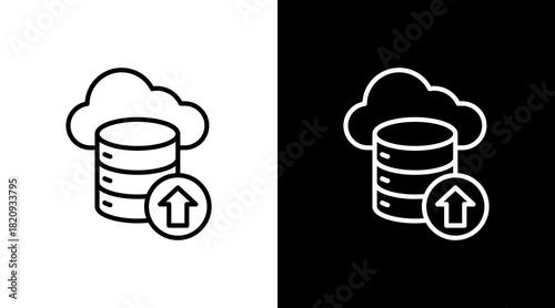 Data Enrichment White Icon Set Design