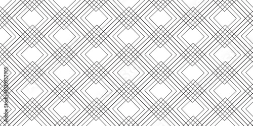 a repeating geometric pattern composed of a series of rhombus-shaped lines modern
