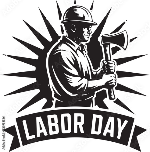 Celebrating Labor Day with a skilled worker's strength